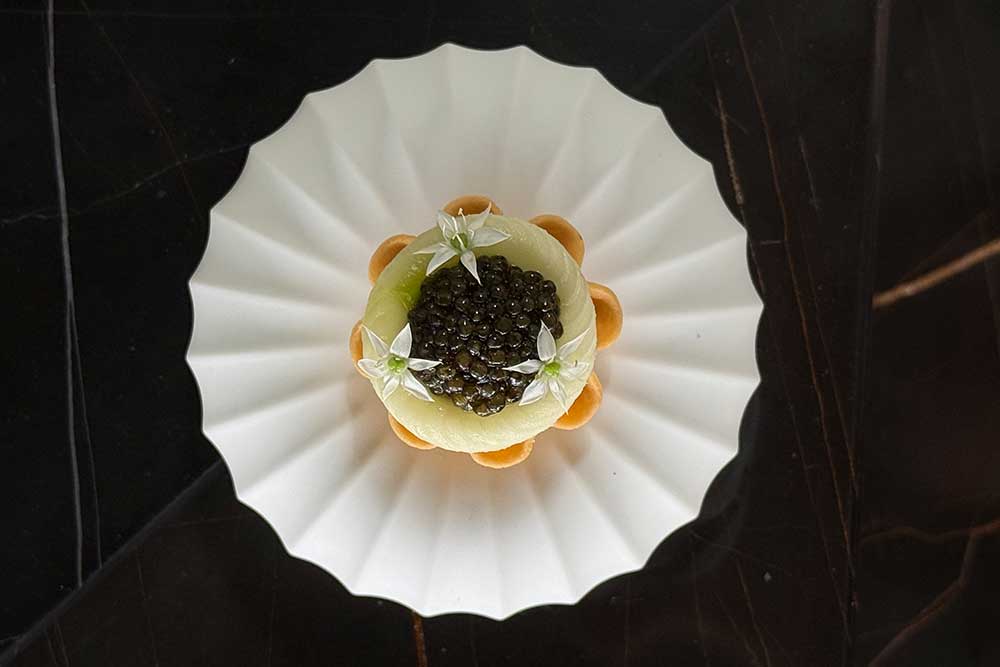 The artistry of both Japanese and French culinary traditions